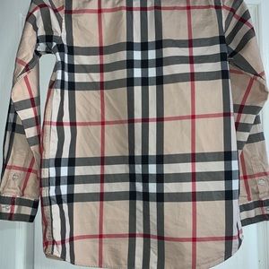 Burberry Youth Checked Shirt